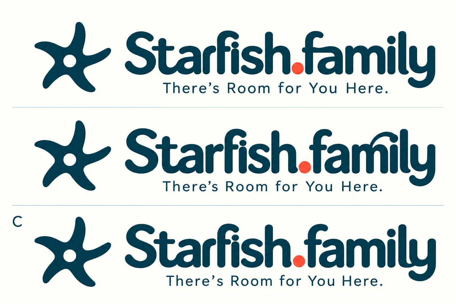 Starfish.family. There’s Room for You Here.